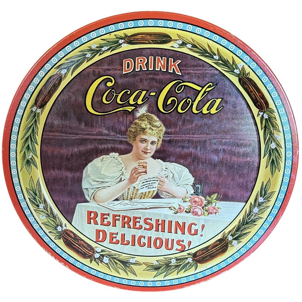 Vintage Coca-cola 75 years Tray #34936
